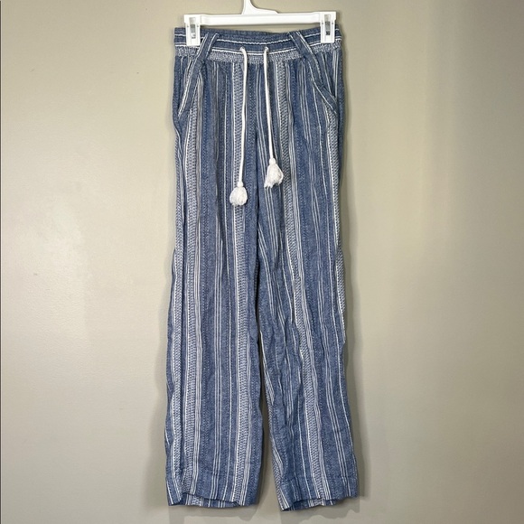 Jolt Striped Blue and White Pants Womens XS - Picture 1 of 8